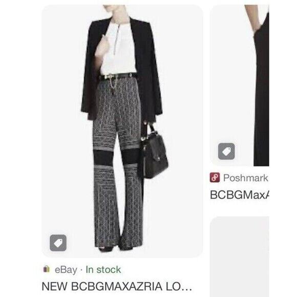 bcbg maxazria wide leg pants - Picture 2 of 13